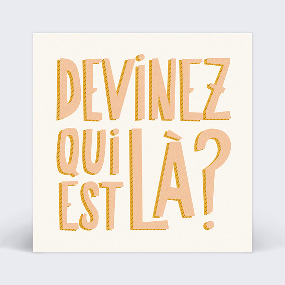 Faire-part Naissance Annonce