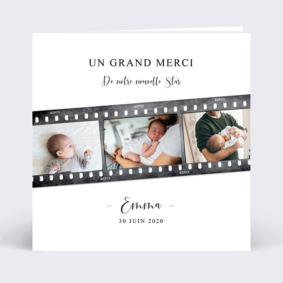 Remerciements Naissance Remerciement naissance cinéma