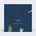 Faire part naissance Etoiles de Mer Verso