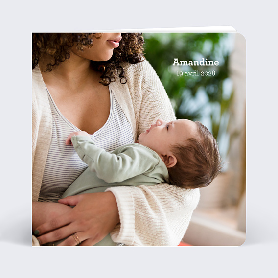 Faire part naissance Classique Photo