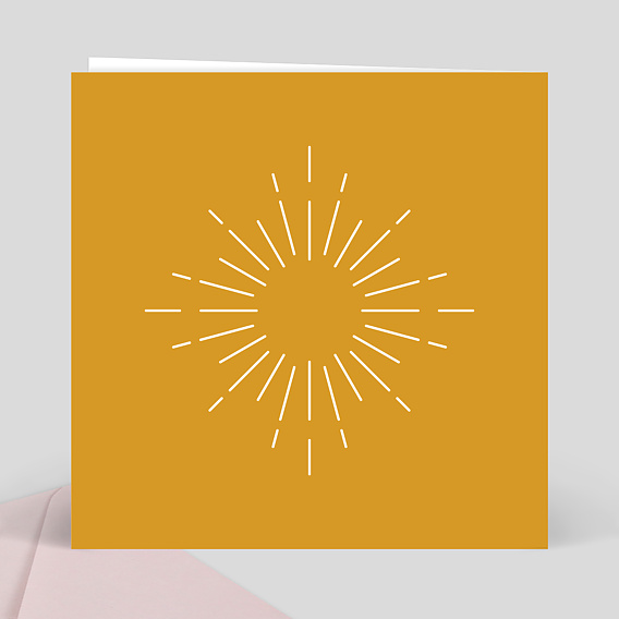 Faire part naissance Autour du Soleil Verso