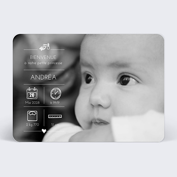 Faire Part Naissance Essai Personnalise Offert Popcarte