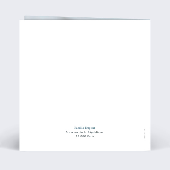 Faire-part Naissance Gravure Vintage
