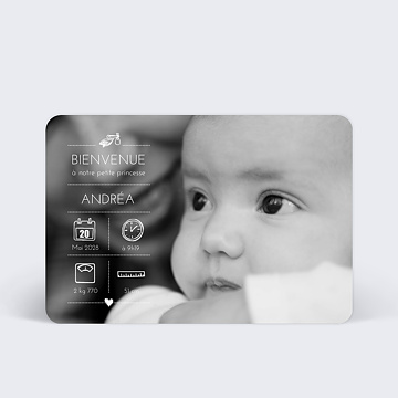 Faire-part de Naissance Virtuel Jolies Icônes
