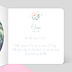 Faire-part Naissance Couronne de fleurs