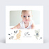 Faire part naissance Wild animals Recto