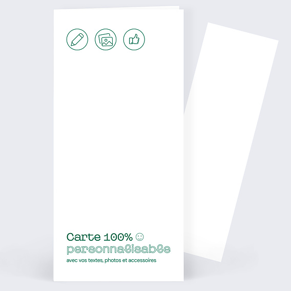 Faire part naissance 100% Personnalisable