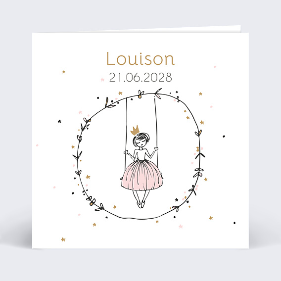 Faire-part Naissance Petite Princesse