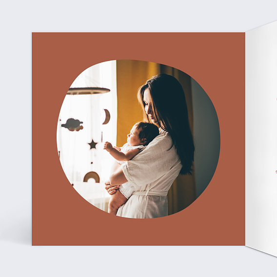 Faire part naissance Faire part naissance certificat fille Intérieur Gauche