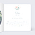 Faire-part Naissance Couronne de fleurs
