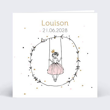 Faire-part Naissance Petite Princesse