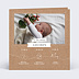 Faire part naissance Rétrospective Kraft