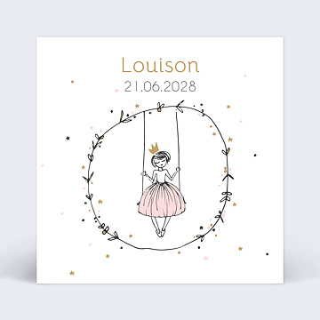Faire-part Naissance Petite Princesse