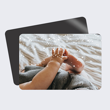 Faire-part Naissance Naissance Pluie Coeurs