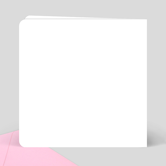 Faire part naissance Couronne de fleurs Verso