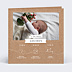 Faire-part Naissance Rétrospective Kraft