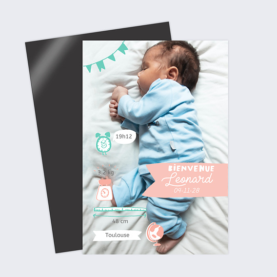 Faire part naissance Welcome Little Girl