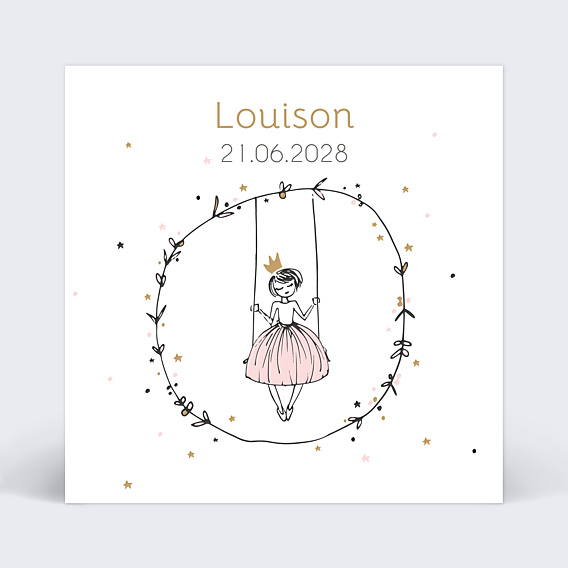 Faire-part Naissance Petite Princesse