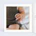 Faire part naissance Picto Photo Intérieur Gauche