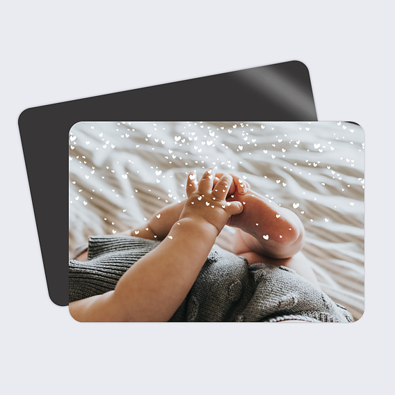 Faire part naissance Naissance Pluie Coeurs