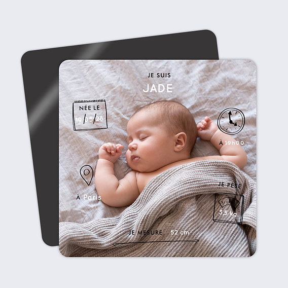 Faire part naissance Welcome sweetie !