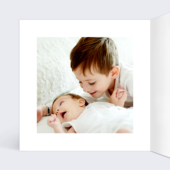 Faire part naissance Jeux d'Enfant Intérieur Gauche