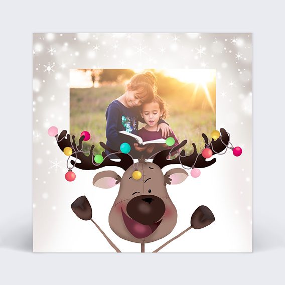 Carte de Noël Carte de Noël élan