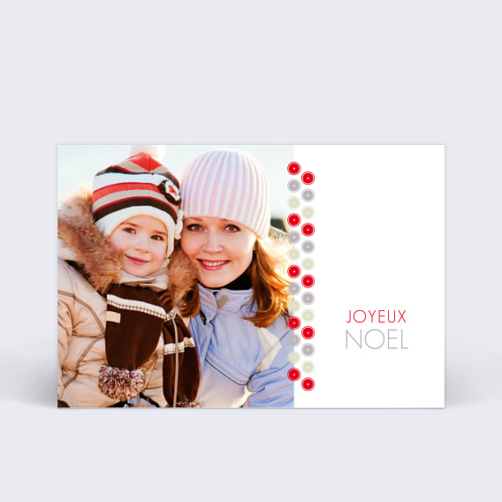 Carte de Noël Guirlande de Noël