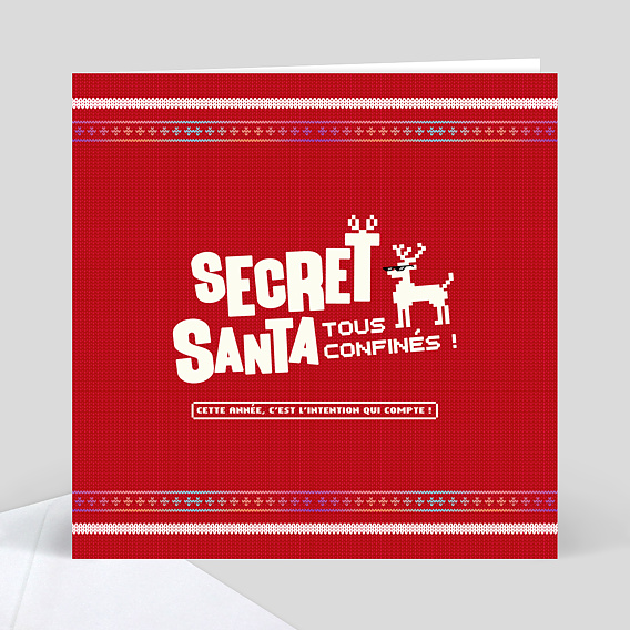 Carte de Noël Secret Santa