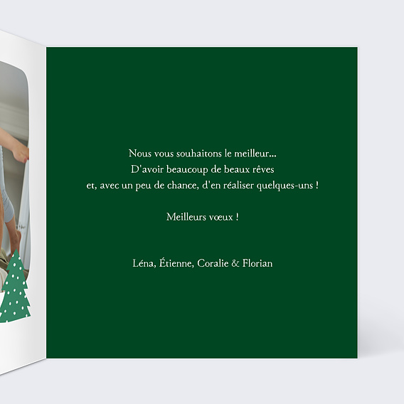 Carte de Noël Forêt
