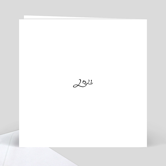 Carte de Noël  Pinceau  Verso