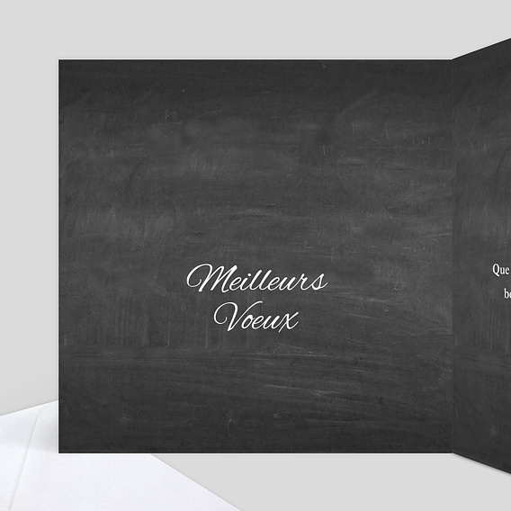 Carte de Noël  Photomaton Intérieur Gauche