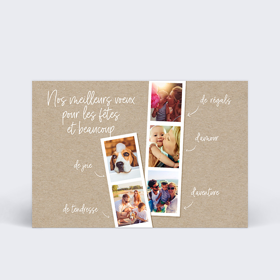 Carte de Noël Pola à souhaits