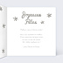 Carte de Noël Etoiles d'argent