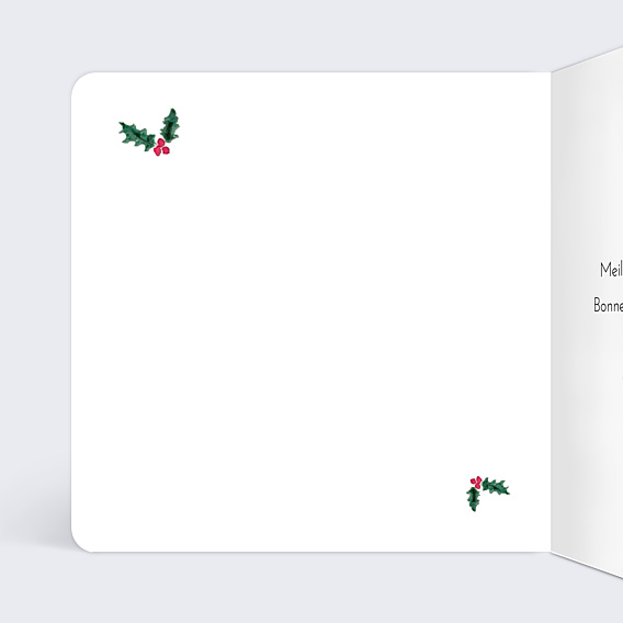 Carte de Noël Couronne de Noël photo aquarelle
