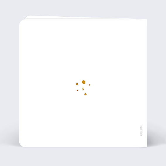 Carte de Noël Golden dots