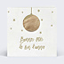 Carte de Noël Carte boule de Noël colorée