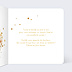 Carte de Noël  Golden dots Intérieur Droit