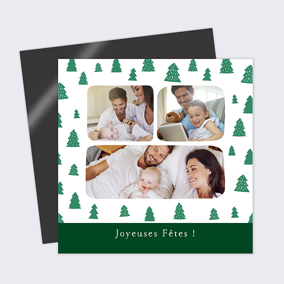 Carte de Noël Forêt