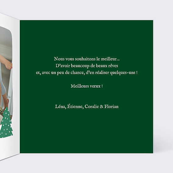 Carte de Noël Forêt