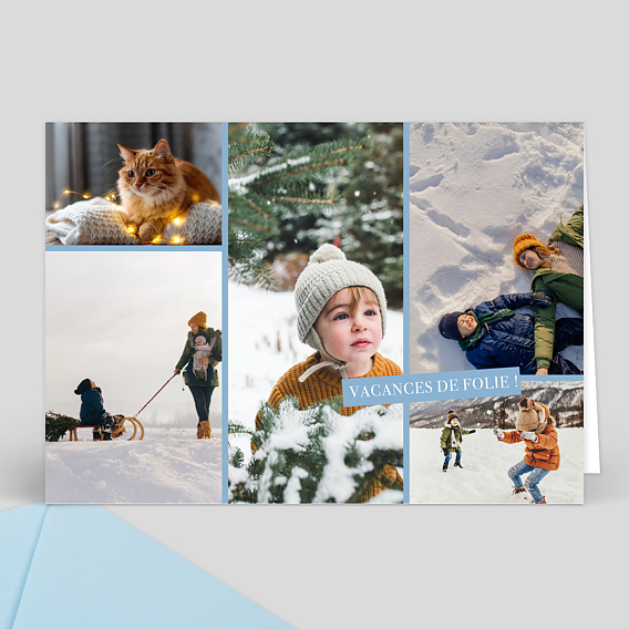 Carte Postale Ambiance photo noel