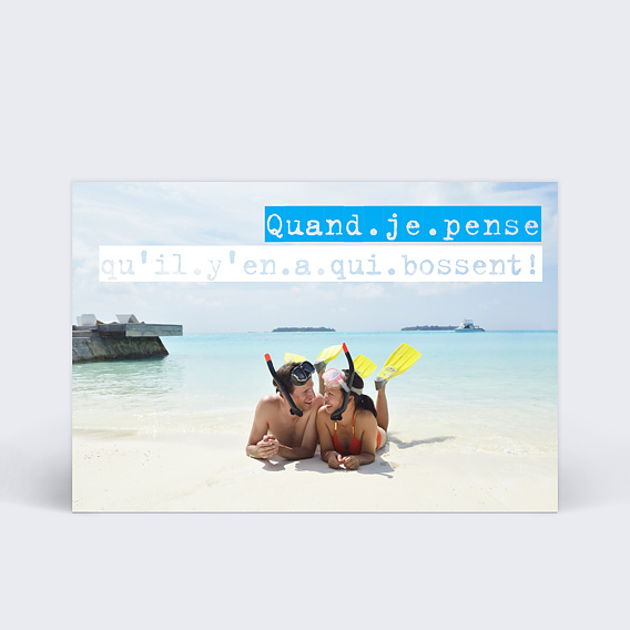 Carte Postale Blague à part carte postale