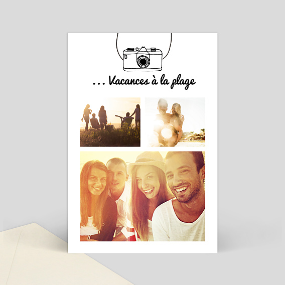 Carte Postale Carte appareil photos