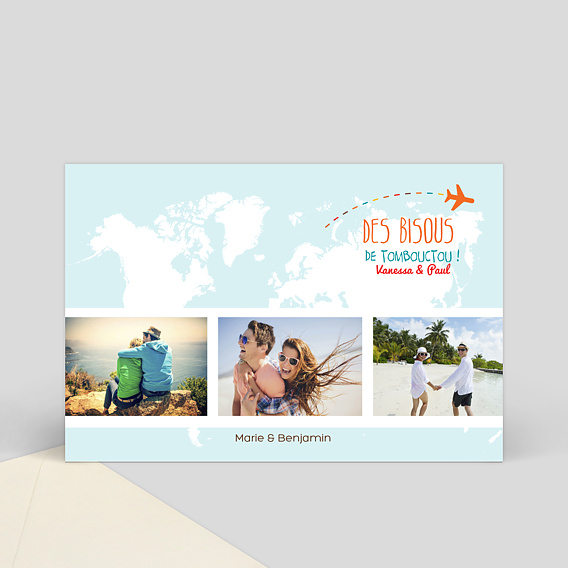 Carte Postale Carte postale du monde