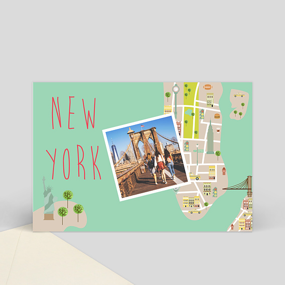 Carte Postale NY