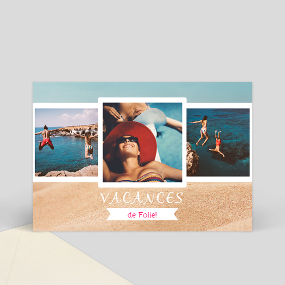 Carte Postale Carte postale personnalisée vacances