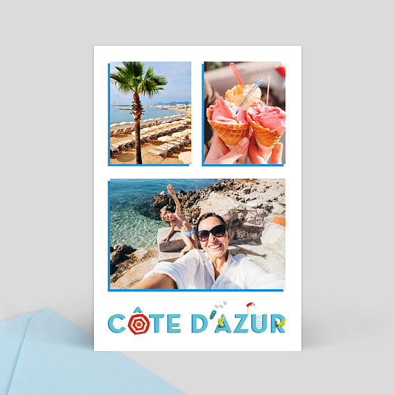 Carte Postale Côte d'Azur