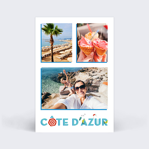 Carte postale Côte d'Azur