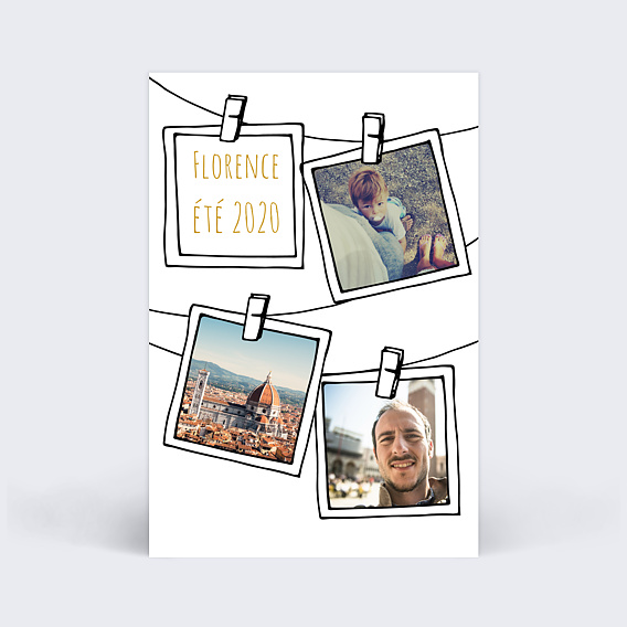 Carte Postale Epingles