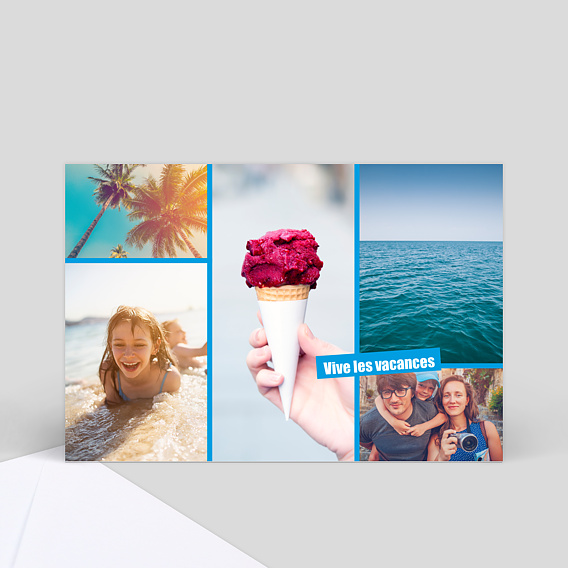 Carte Postale Ambiance photo vacances